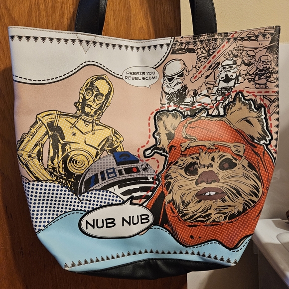 Disney Star Wars Tote, Bag 35th ANNIVERSARY HAND BAG Return Of The Jedi - Picture 2 of 13